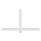 Ekena Millwork Eugene Architectural Grade PVC Gable Bracket, 72"W x 39"H x 4"D x 4"F, 13/12 Pitch GBP072X39X0404EUG00 - alternate 4